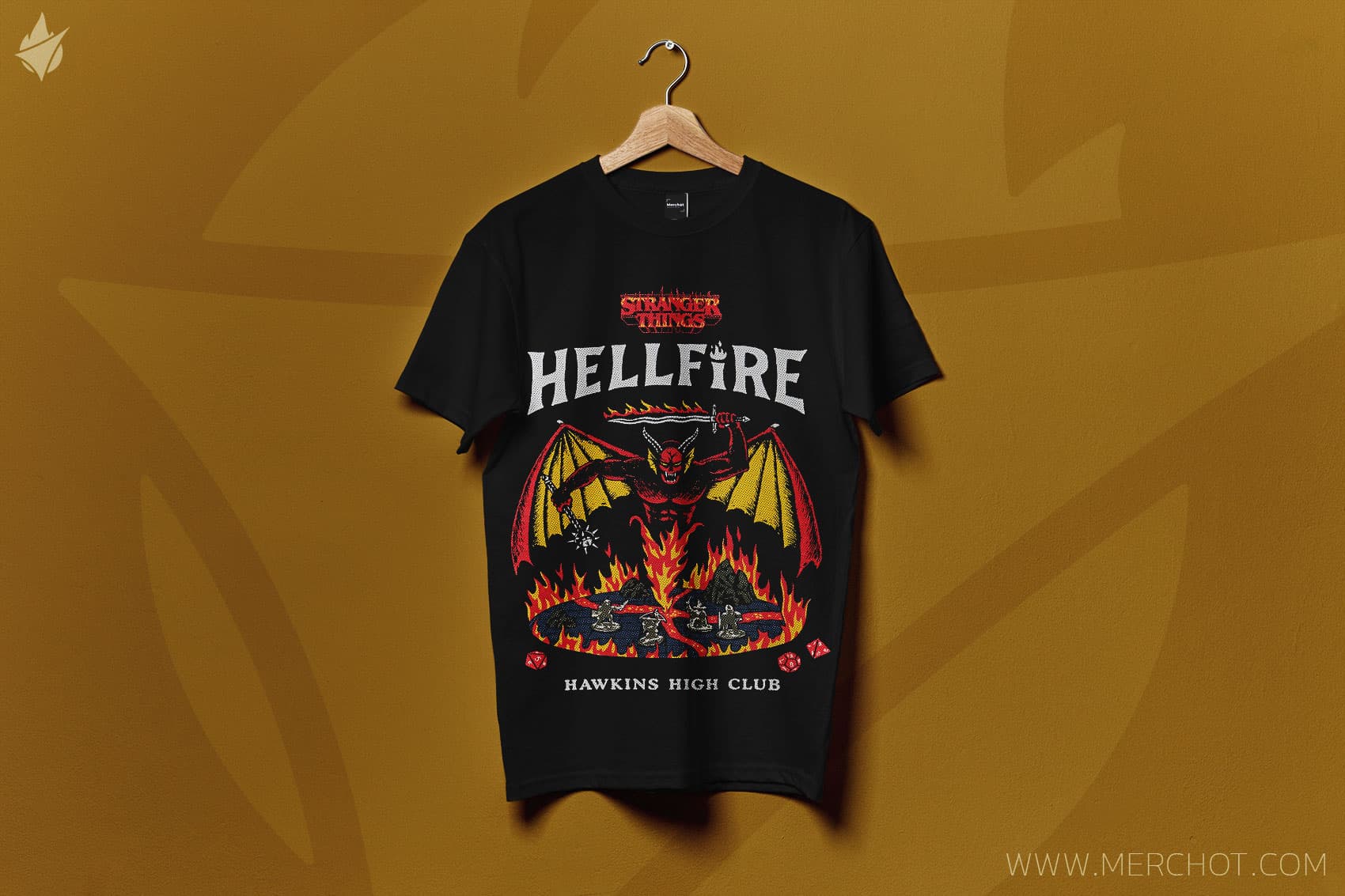 تیشرت استرنجر ثینگز - Hellfire