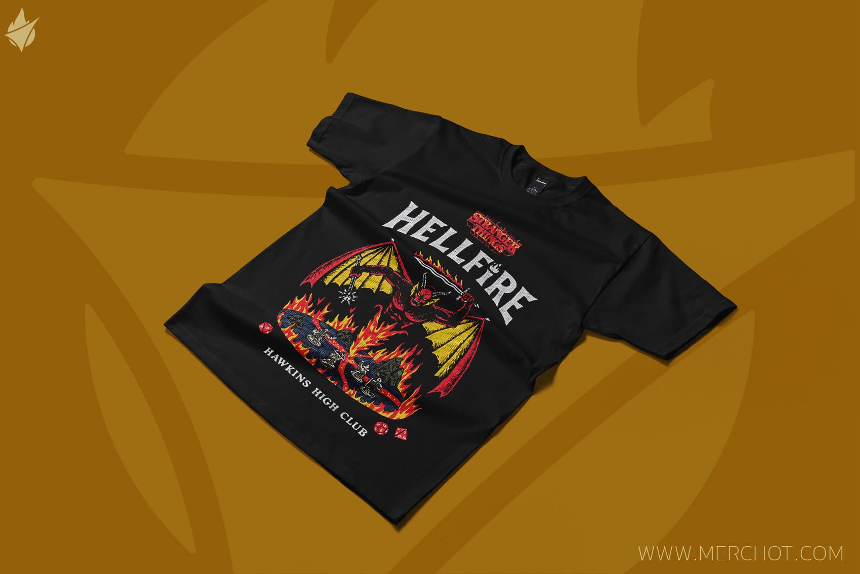 تیشرت استرنجر ثینگز - Hellfire