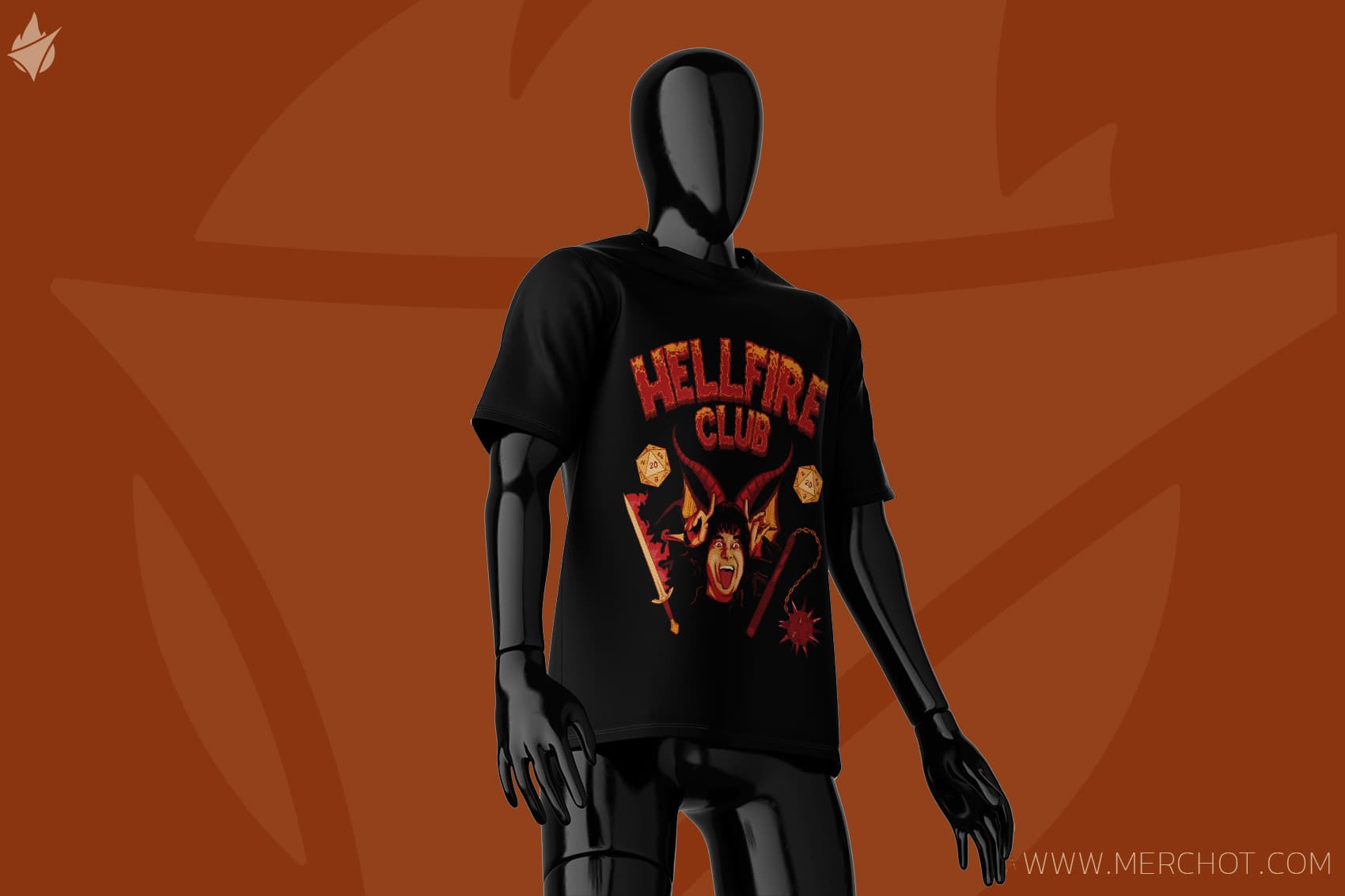 تیشرت استرنجر ثینگز - Hellfire Club