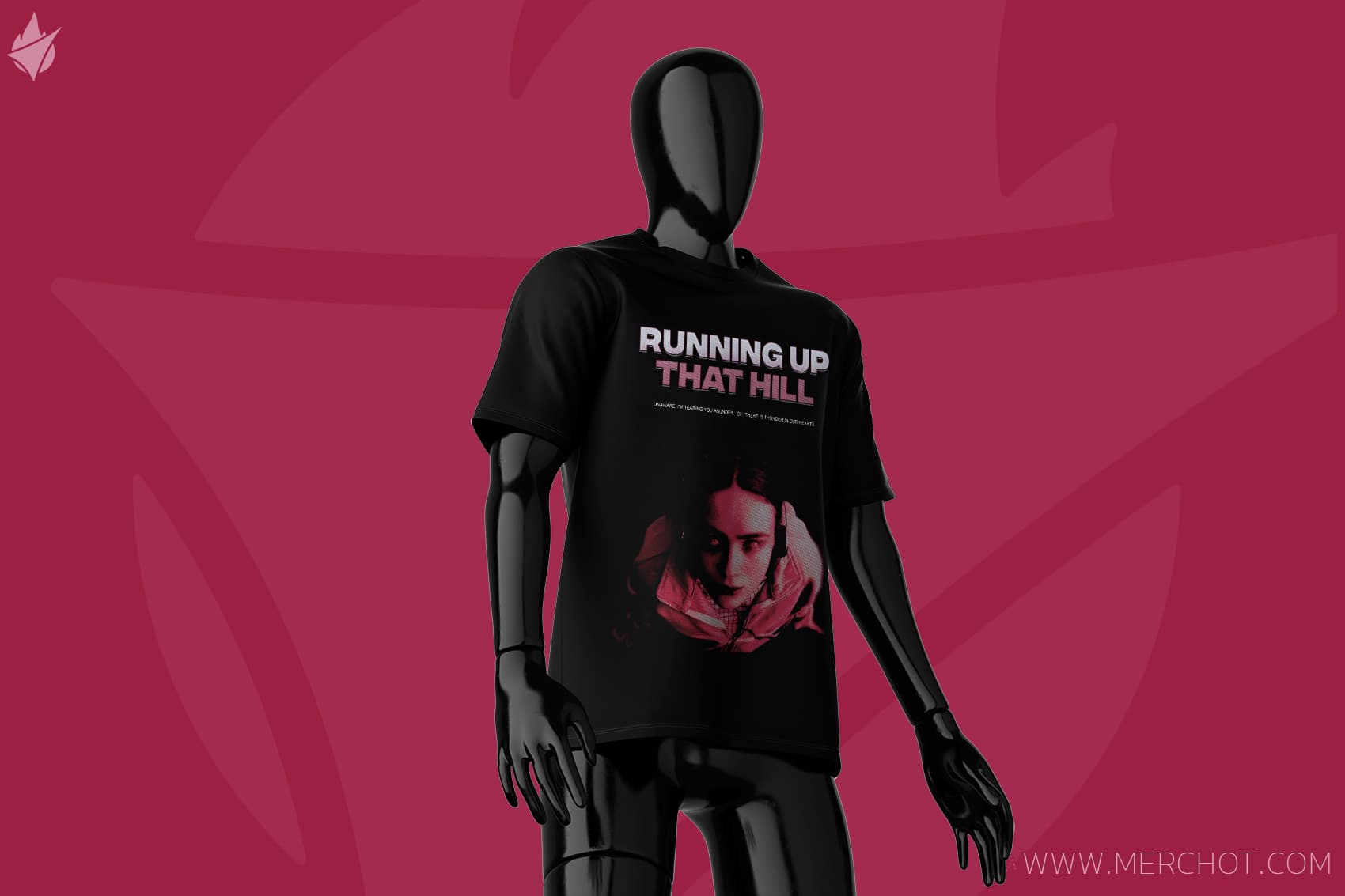 تیشرت استرنجر ثینگز - Running up that hill