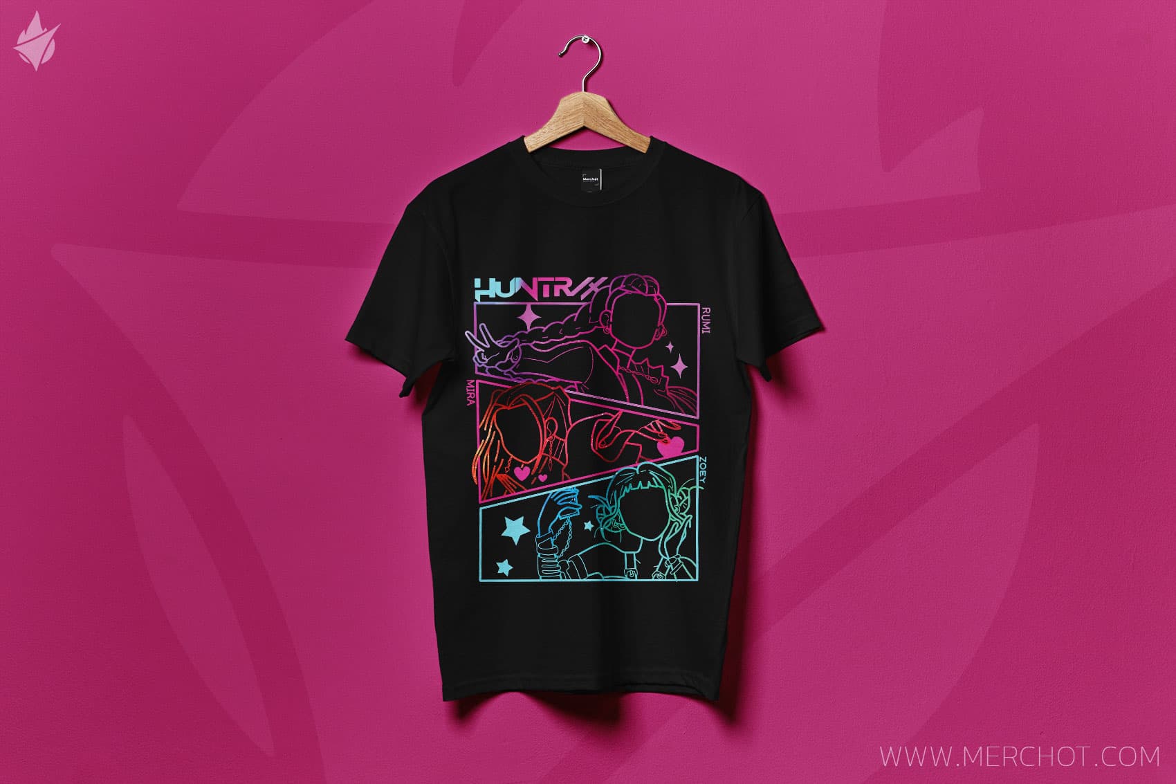 تیشرت Huntrix - ورژن چهار