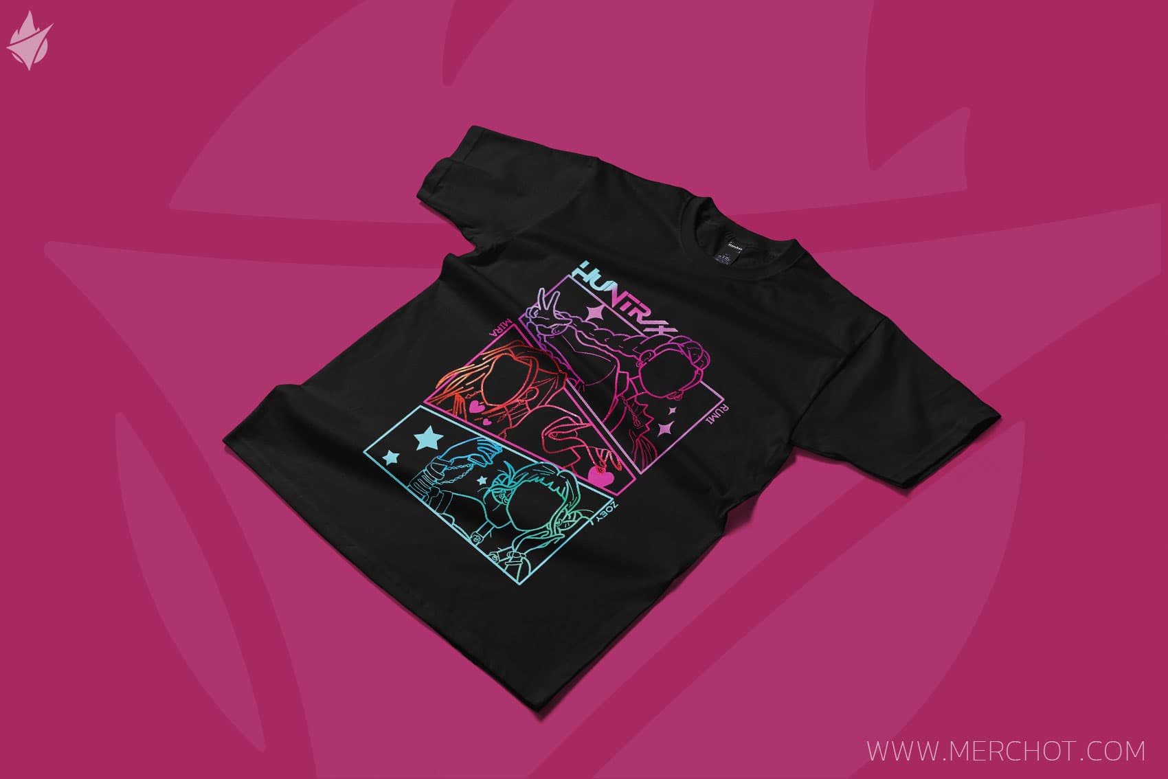 تیشرت Huntrix - ورژن چهار