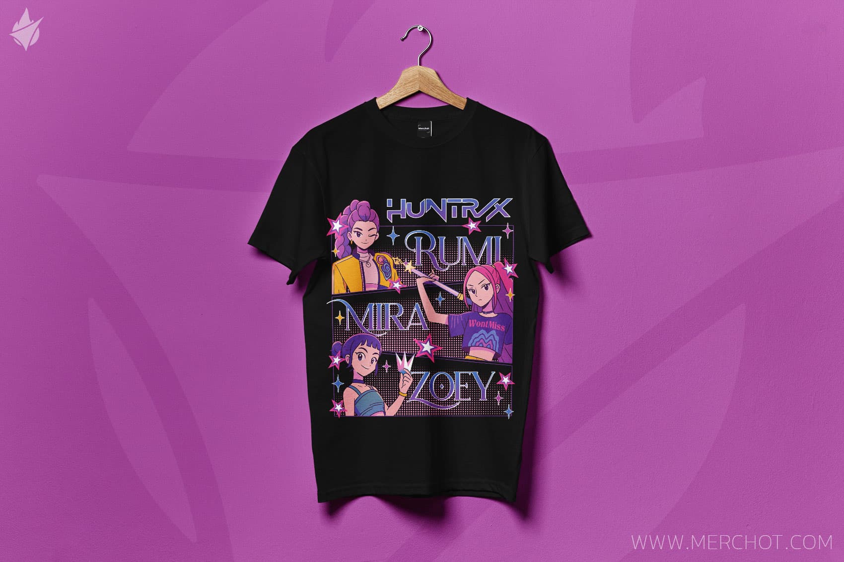 تیشرت Huntrix - ورژن شش