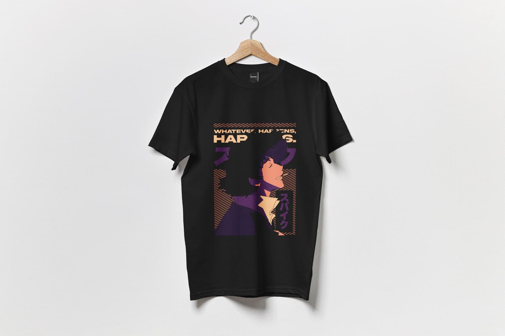 تیشرت طرح Spike