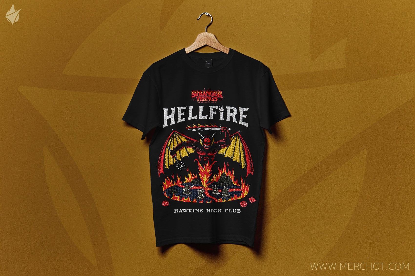 تیشرت استرنجر ثینگز - Hellfire