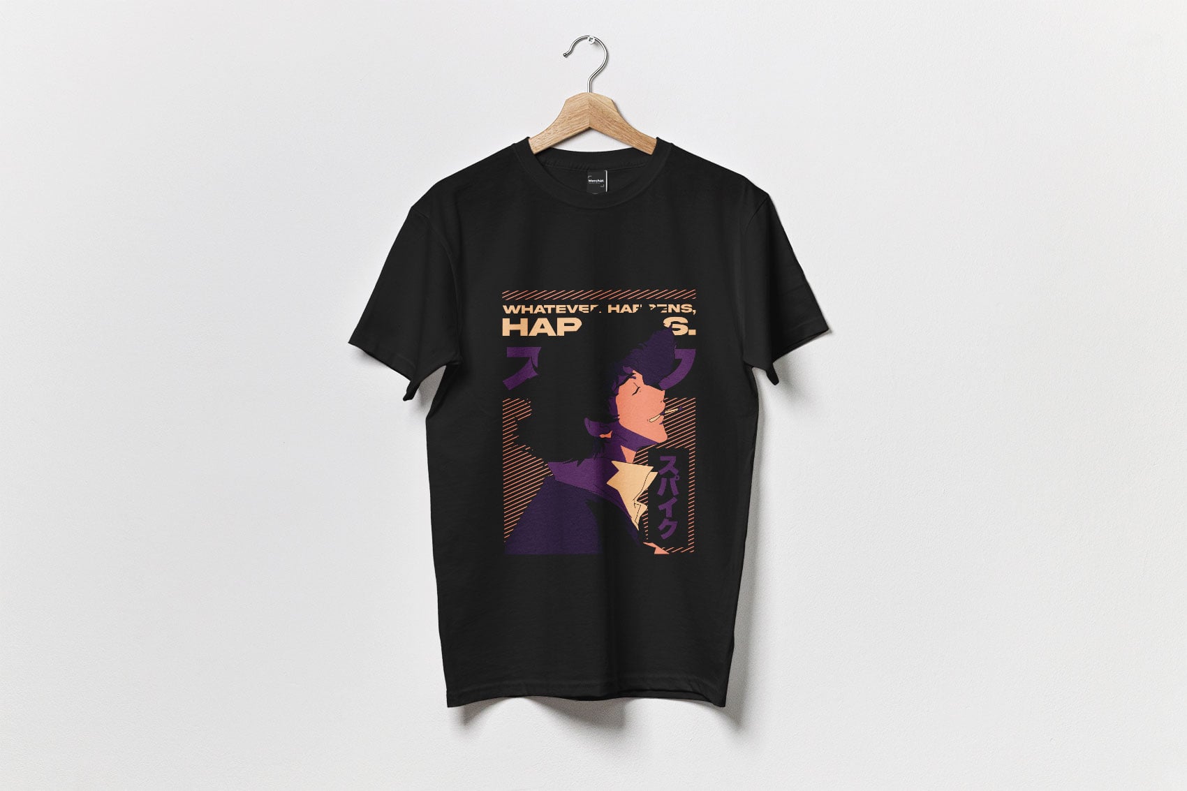 تیشرت طرح Spike